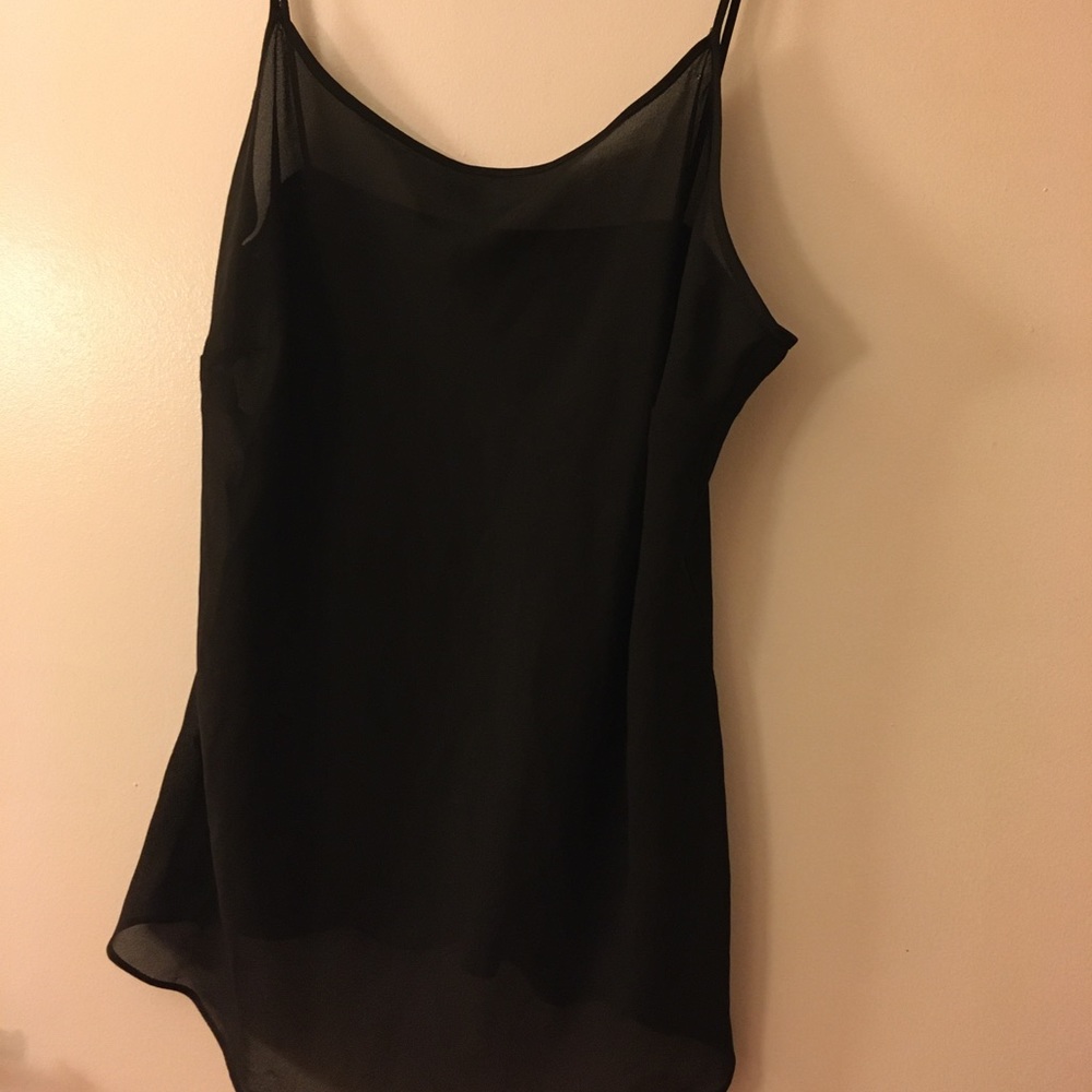 Black tank top